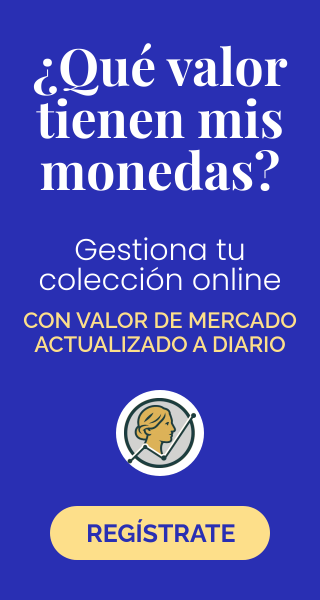 ¿Cuánto vale hoy tu moneda? Actualizado a diario. Regístrate y gestiona tu colección online.