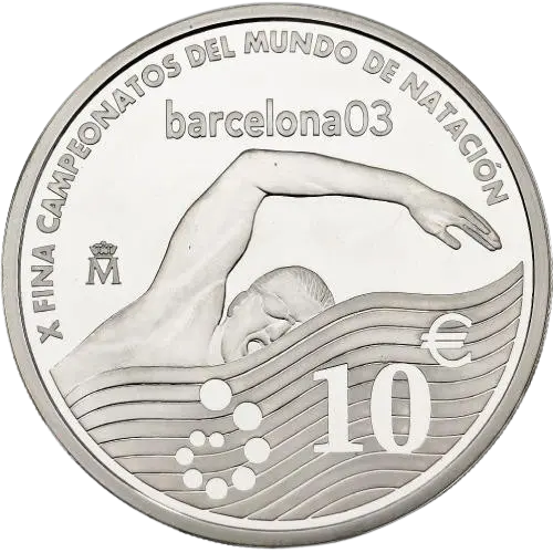 Moneda X FINA Campeonatos del mundo de natación 2003 (2003)