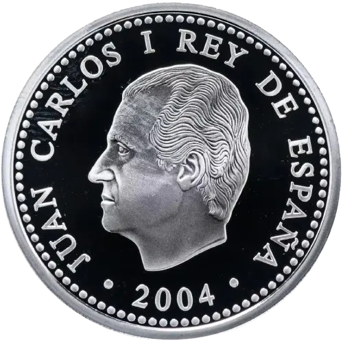 10 euros 2004 - Copa Mundial de la FIFA Alemania 2006 - Emisión 2004 España (anverso) 10 euros 2004 - Copa Mundial de la FIFA Alemania 2006 - Emisión 2004 España (anverso)