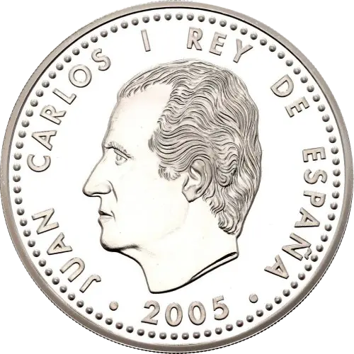 10 euros 2005 - Paz y Libertad - II Serie Programa Europa España (anverso) 10 euros 2005 - Paz y Libertad - II Serie Programa Europa España (anverso)