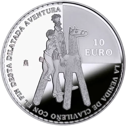 Moneda IV Centenario de El Quijote: La venida de Clavileño (2005)
