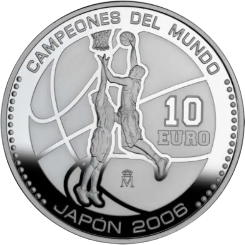 Moneda Campeones del Mundo Baloncesto Japón 2006 (2006)