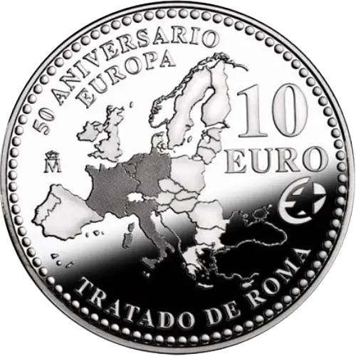 Moneda 50 Aniversario Tratado de Roma - IV Serie Programa Europa (2007)