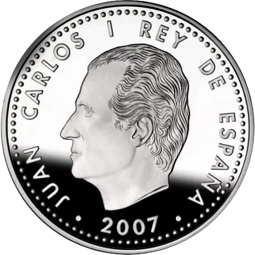 10 euros 2007 - Año Polar Internacional España (anverso) 10 euros 2007 - Año Polar Internacional España (anverso)