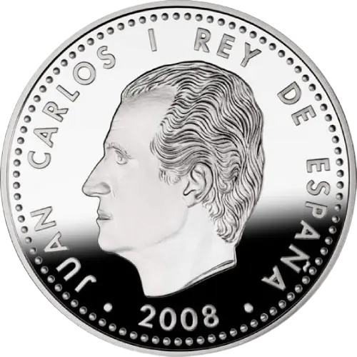 10 euros 2008 - Campeones de Europa 2008 España (anverso)