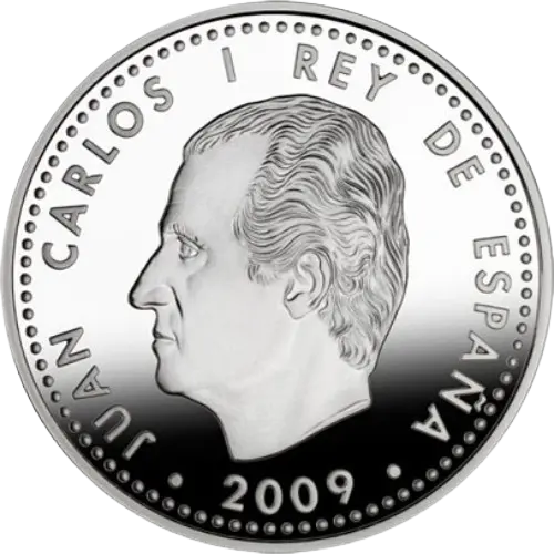 10 euros 2009 - Felipe II - VI Serie Programa Europa España (anverso) 10 euros 2009 - Felipe II - VI Serie Programa Europa España (anverso)