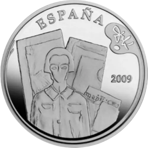 10 euros 2009 - Salvador Dalí: Busto de mujer retrospectivo - II Serie Pintores Españoles España (anverso) 10 euros 2009 - Salvador Dalí: Busto de mujer retrospectivo - II Serie Pintores Españoles España (anverso)