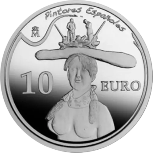 Moneda Salvador Dalí: Busto de mujer retrospectivo - II Serie Pintores Españoles (2009)