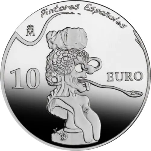 Moneda Salvador Dalí: Retrato de Pablo Picasso - II Serie Pintores Españoles (2009)