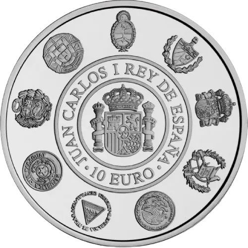 10 euros 2010 - Monedas Históricas Iberoamericanas: 8 Reales - VIII Serie Iberoamericana España (reverso) 10 euros 2010 - Monedas Históricas Iberoamericanas: 8 Reales - VIII Serie Iberoamericana España (reverso)