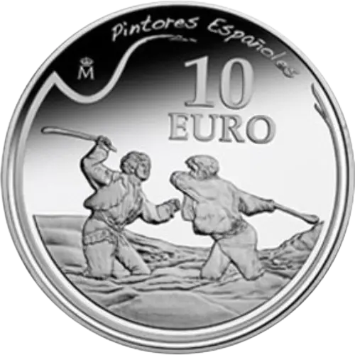 Moneda Goya: Duelo a garrotazos - III Serie Pintores Españoles (2010)