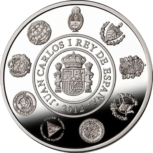 10 euros 2012 - 20 Aniversario de la Serie Iberoamericana - IX Serie Iberoamericana España (anverso) 10 euros 2012 - 20 Aniversario de la Serie Iberoamericana - IX Serie Iberoamericana España (anverso)