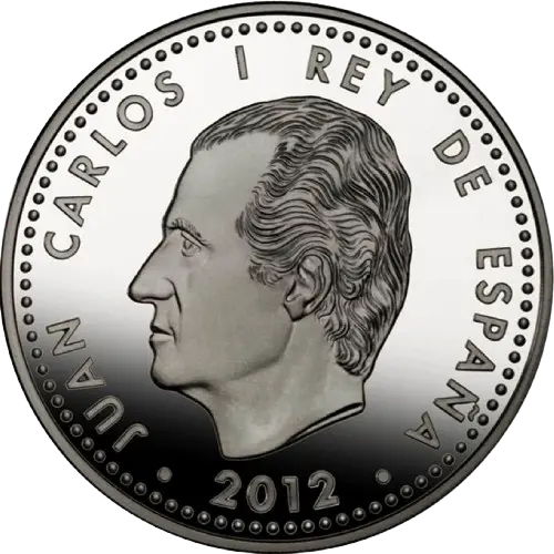 10 euros 2012 - Copa Mundial de la FIFA Brasil 2014 - Emisión 2012 España (anverso) 10 euros 2012 - Copa Mundial de la FIFA Brasil 2014 - Emisión 2012 España (anverso)