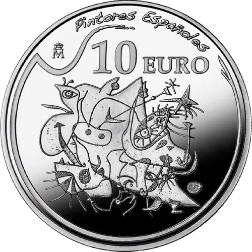 Moneda Joan Miró: La estrella matinal - V Serie Pintores Españoles (2012)