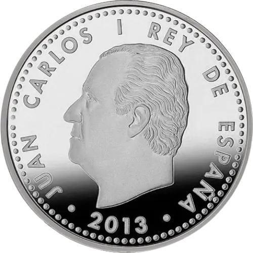 10 euros 2013 - Copa Mundial de la FIFA Brasil 2014 - Emisión 2013 España (anverso) 10 euros 2013 - Copa Mundial de la FIFA Brasil 2014 - Emisión 2013 España (anverso)