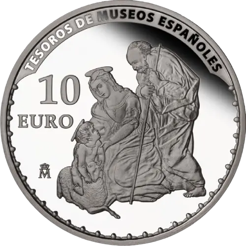 10 euros 2013 - Rafael - I Serie Tesoros de Museos Españoles España (reverso) 10 euros 2013 - Rafael - I Serie Tesoros de Museos Españoles España (reverso)