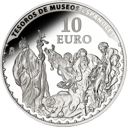 10 euros 2014 - Anton van Dyck - II Serie Tesoros de Museos Españoles España (reverso) 10 euros 2014 - Anton van Dyck - II Serie Tesoros de Museos Españoles España (reverso)