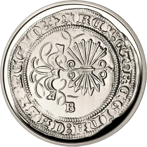 10 euros 2014 - Real Reyes Católicos - V Serie Joyas Numismáticas España (anverso) 10 euros 2014 - Real Reyes Católicos - V Serie Joyas Numismáticas España (anverso)