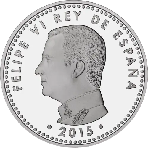 10 euros 2015 - IV Centenario de la Segunda Parte de El Quijote España (anverso) 10 euros 2015 - IV Centenario de la Segunda Parte de El Quijote España (anverso)