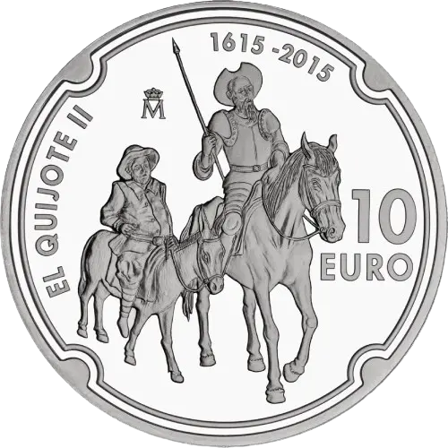 Moneda IV Centenario de la Segunda Parte de El Quijote (2015)