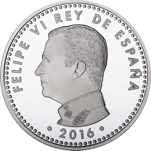 10 euros 2016 - IV Centenario de la muerte de Miguel de Cervantes 1616–2016 España (anverso) 10 euros 2016 - IV Centenario de la muerte de Miguel de Cervantes 1616–2016 España (anverso)