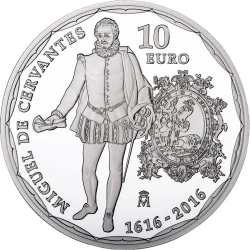 Moneda IV Centenario de la muerte de Miguel de Cervantes 1616–2016 (2016)
