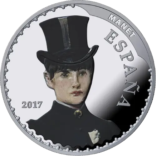 Moneda Edouard Manet & Thomas Lawrence - V Serie Tesoros de Museos Españoles (2017)
