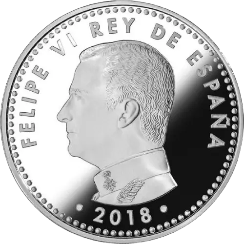 10 euros 2018 - 40 Aniversario Constitución Española España (anverso) 10 euros 2018 - 40 Aniversario Constitución Española España (anverso)
