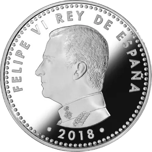 10 euros 2018 - 800 Años Universidad de Salamanca España (anverso)