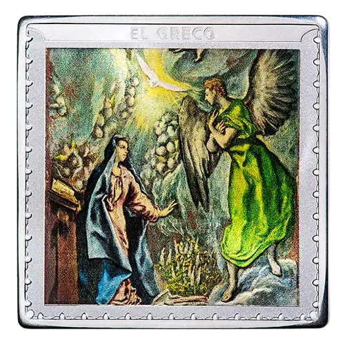 Moneda El Greco: La Anunciación - Bicentenario del Museo del Prado - VI Serie Tesoros de Museos Españoles (2019)