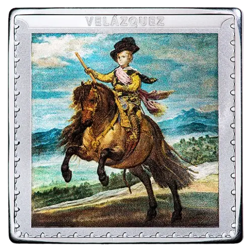 Moneda Velázquez: El príncipe Baltasar Carlos a caballo - Bicentenario del Museo del Prado - VI Serie Tesoros de Museos Españoles (2019)