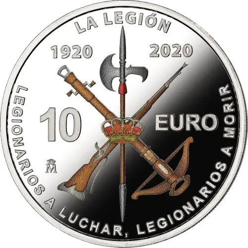 Moneda Centenario de la Legión Española 1920-2020 (2020)