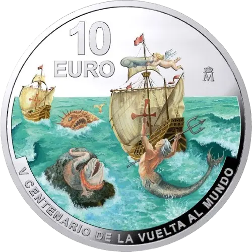 Moneda V Centenario de la Vuelta al Mundo: Paso del Estrecho de Magallanes - Emision 2020 (2020)