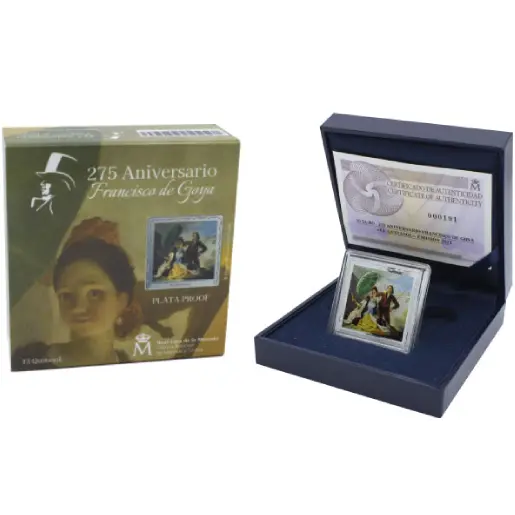 Presentación con caja y certificado (FNMT)