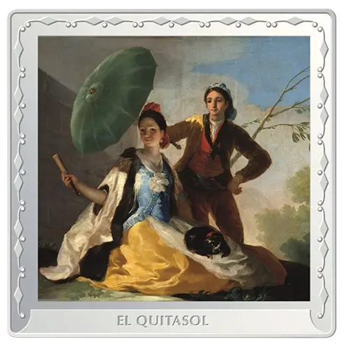 Moneda 275 Aniversario Francisco de Goya: El quitasol (2021)