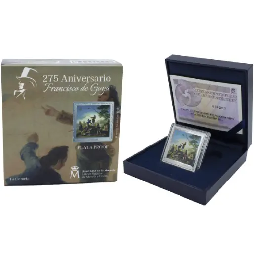 Presentación con caja y certificado (FNMT)