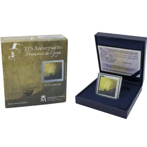 Presentación con caja y certificado (FNMT)