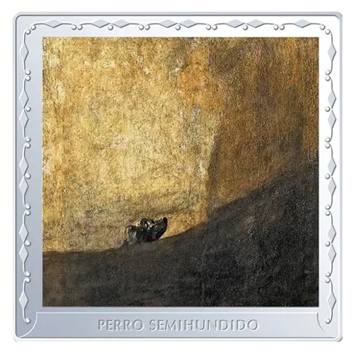 Moneda 275 Aniversario Francisco de Goya: Perro semihundido (2021)