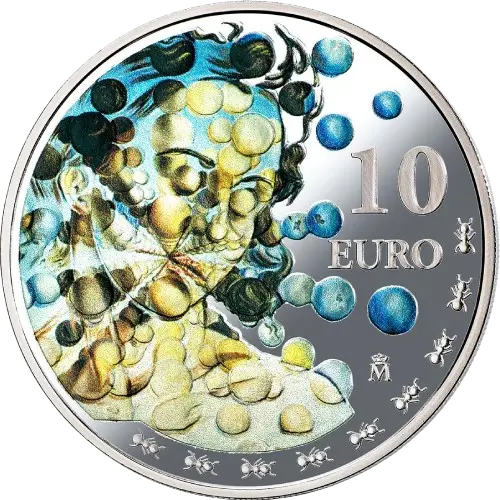 Moneda Salvador Dalí: Galatea de las esferas (2021)