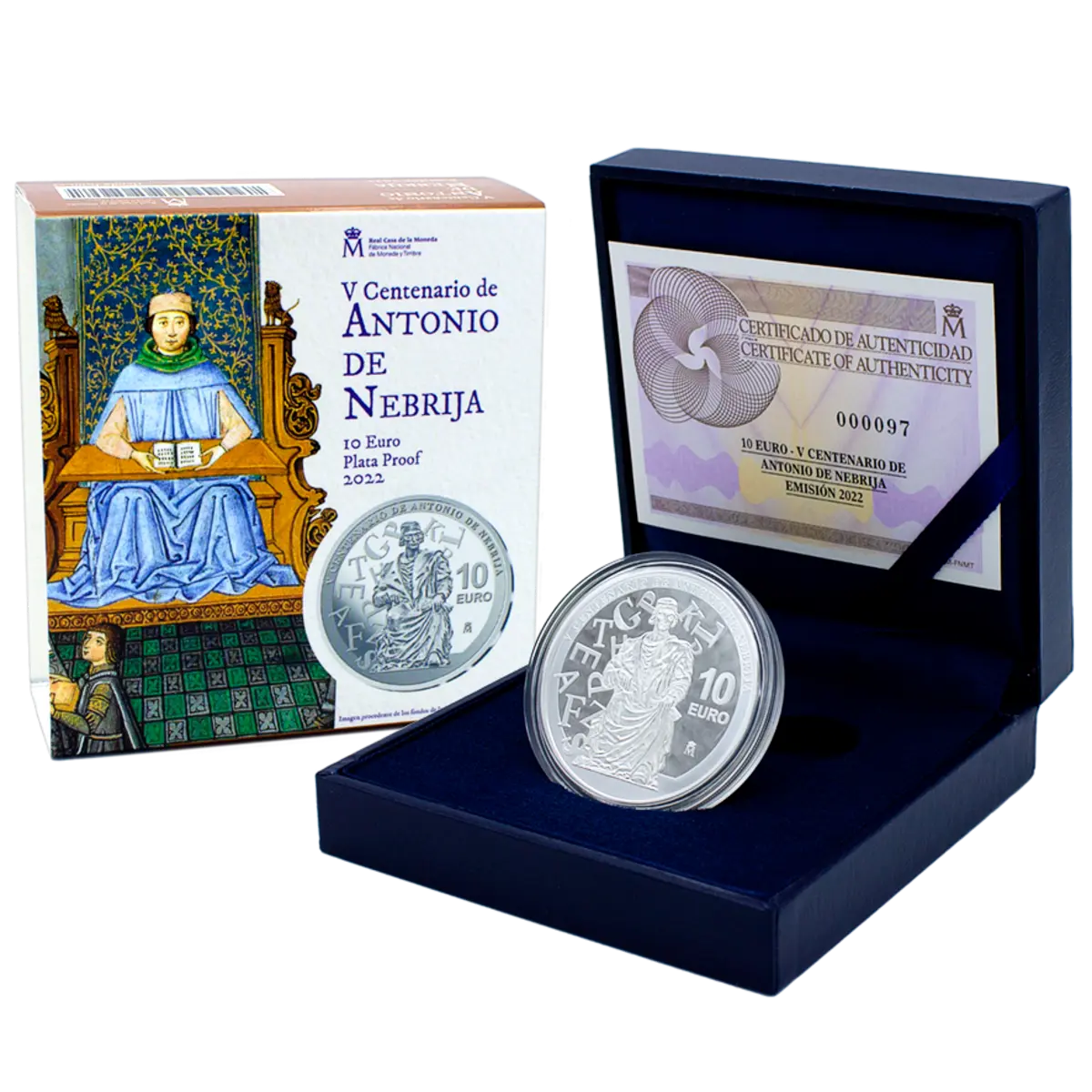 Presentación con caja y certificado (FNMT)