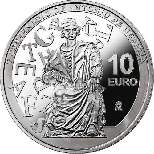 Moneda V Centenario de Antonio de Nebrija (2022)