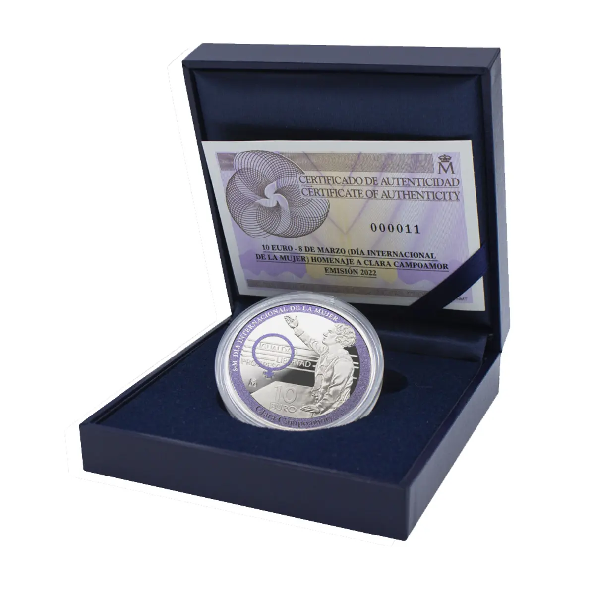 Presentación con caja y certificado (FNMT)