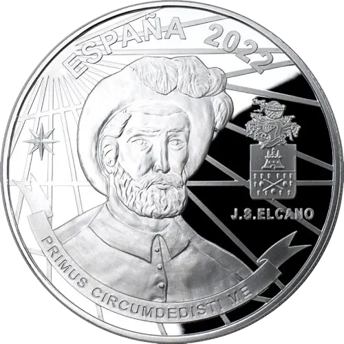 10 euros 2022 - V Centenario de la Vuelta al Mundo: La Llegada - Emision 2022 España (anverso) 10 euros 2022 - V Centenario de la Vuelta al Mundo: La Llegada - Emision 2022 España (anverso)