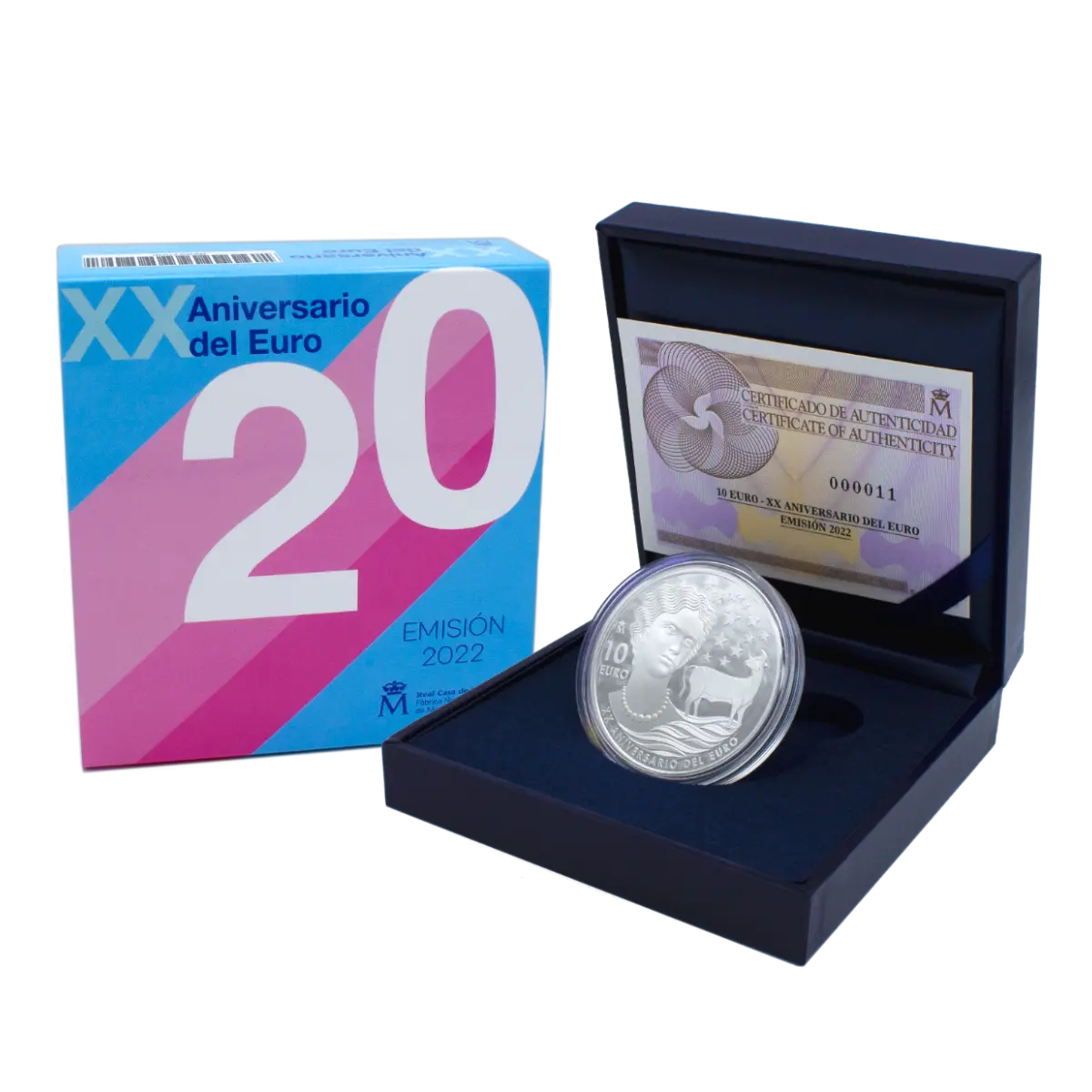 Presentación con caja y certificado (FNMT)