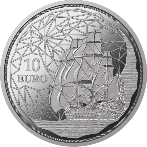 10 euros 2023 - 250 Aniversario de Jorge Juan España (reverso) 10 euros 2023 - 250 Aniversario de Jorge Juan España (reverso)