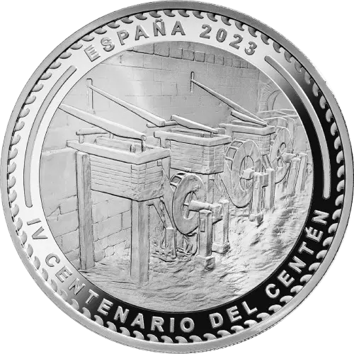 10 euros 2023 - IV Centenario del Centén - I Serie Joyas del Museo Casa de la Moneda España (anverso) 10 euros 2023 - IV Centenario del Centén - I Serie Joyas del Museo Casa de la Moneda España (anverso)