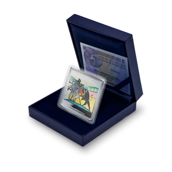 Presentación con caja y certificado (FNMT)