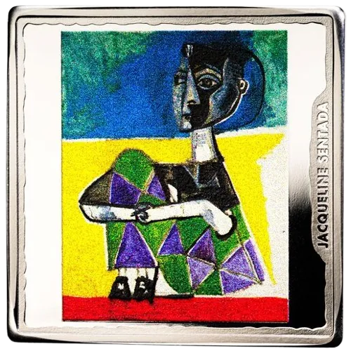 Moneda 50 Aniversario de Picasso: Jacqueline sentada (2023)