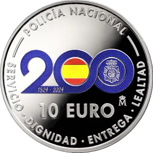 Moneda Bicentenario Policía Nacional (2024)