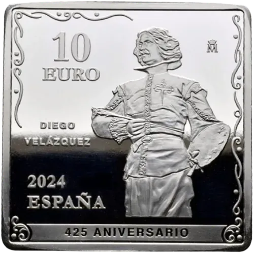 10 euros 2024 - 425 Aniversario de Velázquez: La Fragua de Vulcano España (reverso)